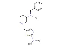 N-benzyl-1-{[2-(dimethylamino)-1,3-thiazol-5-yl]methyl}-N-methyl-3-piperidinamine