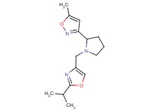 3-{1-[(2-isopropyl-1,3-oxazol-4-yl)methyl]pyrrolidin-2-yl}-5-methylisoxazole