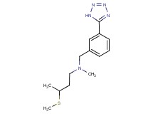 N-methyl-3-(methylthio)-N-[3-(1H-tetrazol-5-yl)benzyl]butan-1-amine