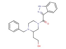 2-[1-benzyl-4-(1H-indazol-3-ylcarbonyl)-2-piperazinyl]ethanol