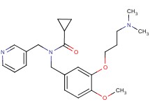 N-{3-[3-(dimethylamino)propoxy]-4-methoxybenzyl}-N-(3-pyridinylmethyl)cyclopropanecarboxamide