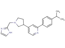 4-[1-(1H-imidazol-2-ylmethyl)pyrrolidin-3-yl]-2-(4-isopropylphenyl)pyridine