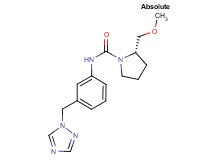(2S)-2-(methoxymethyl)-N-[3-(1H-1,2,4-triazol-1-ylmethyl)phenyl]pyrrolidine-1-carboxamide