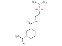 N-{2-[(dimethylamino)sulfonyl]ethyl}-1-isopropylpiperidine-3-carboxamide