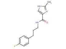 N-[3-(4-fluorophenyl)propyl]-2-methyl-1H-imidazole-4-carboxamide trifluoroacetate
