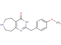 2-(4-methoxybenzyl)-3,5,6,7,8,9-hexahydro-4H-pyrimido[4,5-d]azepin-4-one