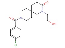 9-(4-chlorobenzoyl)-2-(2-hydroxyethyl)-2,9-diazaspiro[5.5]undecan-3-one