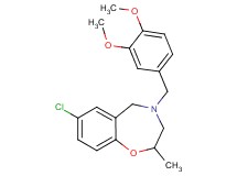 7-chloro-4-(3,4-dimethoxybenzyl)-2-methyl-2,3,4,5-tetrahydro-1,4-benzoxazepine