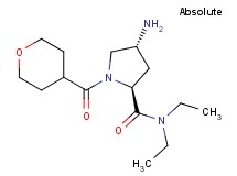 (4R)-4-amino-N,N-diethyl-1-(tetrahydro-2H-pyran-4-ylcarbonyl)-L-prolinamide