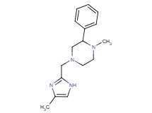 1-methyl-4-[(4-methyl-1H-imidazol-2-yl)methyl]-2-phenylpiperazine