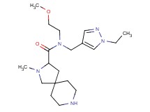 N-[(1-ethyl-1H-pyrazol-4-yl)methyl]-N-(2-methoxyethyl)-2-methyl-2,8-diazaspiro[4.5]decane-3-carboxamide dihydrochloride