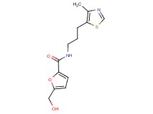 5-(hydroxymethyl)-N-[3-(4-methyl-1,3-thiazol-5-yl)propyl]-2-furamide
