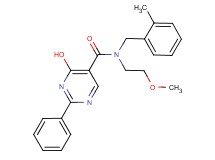 4-hydroxy-N-(2-methoxyethyl)-N-(2-methylbenzyl)-2-phenylpyrimidine-5-carboxamide