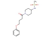 N-[1-(4-phenoxybutanoyl)-4-piperidinyl]methanesulfonamide