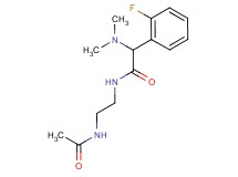 N-[2-(acetylamino)ethyl]-2-(dimethylamino)-2-(2-fluorophenyl)acetamide