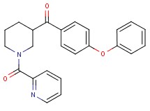 (4-phenoxyphenyl)[1-(2-pyridinylcarbonyl)-3-piperidinyl]methanone