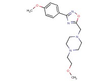 1-(2-methoxyethyl)-4-{[3-(4-methoxyphenyl)-1,2,4-oxadiazol-5-yl]methyl}piperazine
