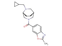 6-{[(1R*,5R*)-6-(cyclopropylmethyl)-3,6-diazabicyclo[3.2.2]non-3-yl]carbonyl}-2-methyl-1,3-benzoxazole