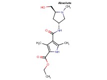 ethyl 4-({[(3R,5S)-5-(hydroxymethyl)-1-methylpyrrolidin-3-yl]amino}carbonyl)-3,5-dimethyl-1H-pyrrole-2-carboxylate