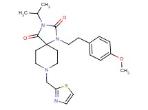 3-isopropyl-1-[2-(4-methoxyphenyl)ethyl]-8-(1,3-thiazol-2-ylmethyl)-1,3,8-triazaspiro[4.5]decane-2,4-dione