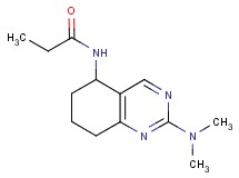N-[2-(dimethylamino)-5,6,7,8-tetrahydro-5-quinazolinyl]propanamide
