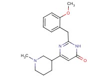 2-(2-methoxybenzyl)-6-(1-methylpiperidin-3-yl)pyrimidin-4(3H)-one