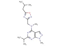 N-[(5-isobutyl-1,2,4-oxadiazol-3-yl)methyl]-6-isopropyl-N,1-dimethyl-1H-pyrazolo[3,4-d]pyrimidin-4-amine