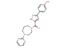 4-(5-{[4-(2-pyrimidinyl)-1,4-diazepan-1-yl]carbonyl}-1H-pyrazol-3-yl)phenol