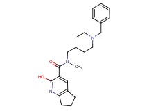 N-[(1-benzyl-4-piperidinyl)methyl]-2-hydroxy-N-methyl-6,7-dihydro-5H-cyclopenta[b]pyridine-3-carboxamide
