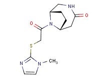 (1S*,6R*)-9-{[(1-methyl-1H-imidazol-2-yl)thio]acetyl}-3,9-diazabicyclo[4.2.1]nonan-4-one