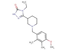 4-ethyl-5-[1-(4-methoxy-2,3-dimethylbenzyl)piperidin-3-yl]-2,4-dihydro-3H-1,2,4-triazol-3-one