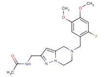 N-{[5-(2-fluoro-4,5-dimethoxybenzyl)-4,5,6,7-tetrahydropyrazolo[1,5-a]pyrazin-2-yl]methyl}acetamide