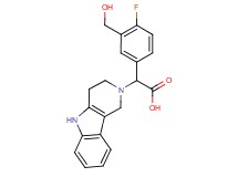 [4-fluoro-3-(hydroxymethyl)phenyl](1,3,4,5-tetrahydro-2H-pyrido[4,3-b]indol-2-yl)acetic acid