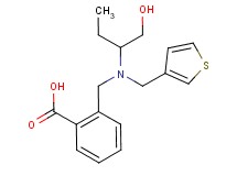 2-{[[1-(hydroxymethyl)propyl](3-thienylmethyl)amino]methyl}benzoic acid