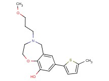 4-(3-methoxypropyl)-7-(5-methyl-2-thienyl)-2,3,4,5-tetrahydro-1,4-benzoxazepin-9-ol