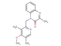 1-[(4-methoxy-3,5-dimethylpyridin-2-yl)methyl]-3-methylquinoxalin-2(1H)-one