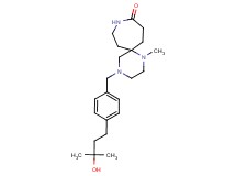 4-[4-(3-hydroxy-3-methylbutyl)benzyl]-1-methyl-1,4,9-triazaspiro[5.6]dodecan-10-one