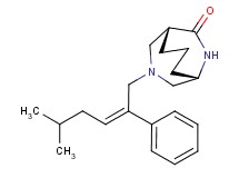 (1S*,5R*)-3-[(2Z)-5-methyl-2-phenylhex-2-en-1-yl]-3,9-diazabicyclo[3.3.2]decan-10-one