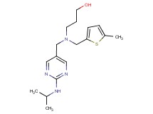 3-{{[2-(isopropylamino)pyrimidin-5-yl]methyl}[(5-methyl-2-thienyl)methyl]amino}propan-1-ol
