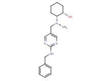 (1S*,2R*)-2-[{[2-(benzylamino)pyrimidin-5-yl]methyl}(methyl)amino]cyclohexanol