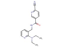 6-cyano-N-{[2-(diethylamino)pyridin-3-yl]methyl}nicotinamide