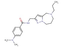 4-(dimethylamino)-N-[(5-propyl-5,6,7,8-tetrahydro-4H-pyrazolo[1,5-a][1,4]diazepin-2-yl)methyl]benzamide