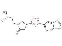4-[3-(1H-benzimidazol-5-yl)-1,2,4-oxadiazol-5-yl]-1-[2-(dimethylamino)ethyl]-2-pyrrolidinone