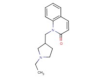 1-[(1-ethylpyrrolidin-3-yl)methyl]quinolin-2(1H)-one