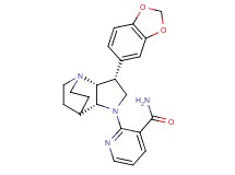2-[(3R*,3aR*,7aR*)-3-(1,3-benzodioxol-5-yl)hexahydro-4,7-ethanopyrrolo[3,2-b]pyridin-1(2H)-yl]nicotinamide
