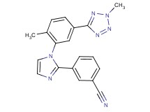3-{1-[2-methyl-5-(2-methyl-2H-tetrazol-5-yl)phenyl]-1H-imidazol-2-yl}benzonitrile