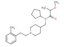 N-cyclopentyl-2-methoxy-N-({1-[2-(2-methylphenyl)ethyl]piperidin-4-yl}methyl)propanamide