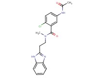 5-(acetylamino)-N-[2-(1H-benzimidazol-2-yl)ethyl]-2-chloro-N-methylbenzamide