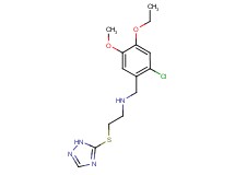 (2-chloro-4-ethoxy-5-methoxybenzyl)[2-(1H-1,2,4-triazol-5-ylthio)ethyl]amine