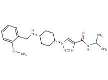 N-isopropyl-1-{cis-4-[(2-methoxybenzyl)amino]cyclohexyl}-1H-1,2,3-triazole-4-carboxamide